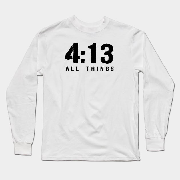 4:13 VERSION 3 Long Sleeve T-Shirt by Holy One Designs